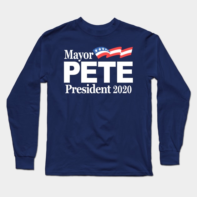 Mayor Pete 2020 Long Sleeve T-Shirt by Etopix